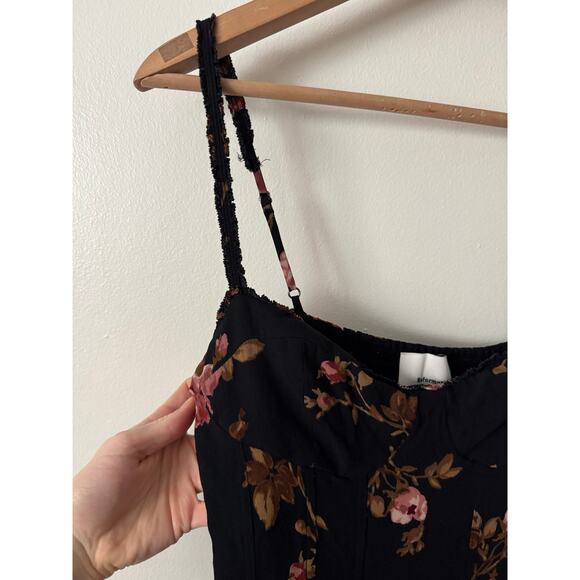 Reformation 6 Katara Floral Black Dress - Picture 7 of 12